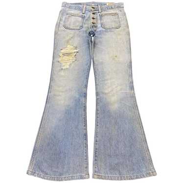 ёра × BIG JOHN flare jeans LIGHT BLUE Shop Paige Clothing and Denim at SilkRoll. Trade with us!