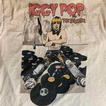 Iggy Pop t-shirt, vintage rare tee shirt, Stooges, fa… - Gem