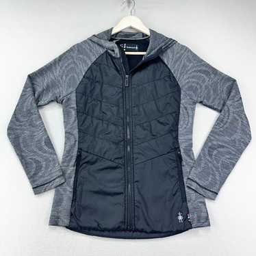 MENs M スマートウール PhD スマートロフト・フルジップ・フーディ PhD SmartLoft full zip hoody ウール・ポリエ Men's Smartloft Hooded Jacket col. Black | Smartwool®