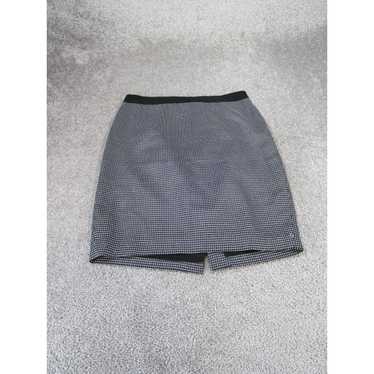 Vintage Women's Casual Skirt - White/Black - 8 – … - image 1