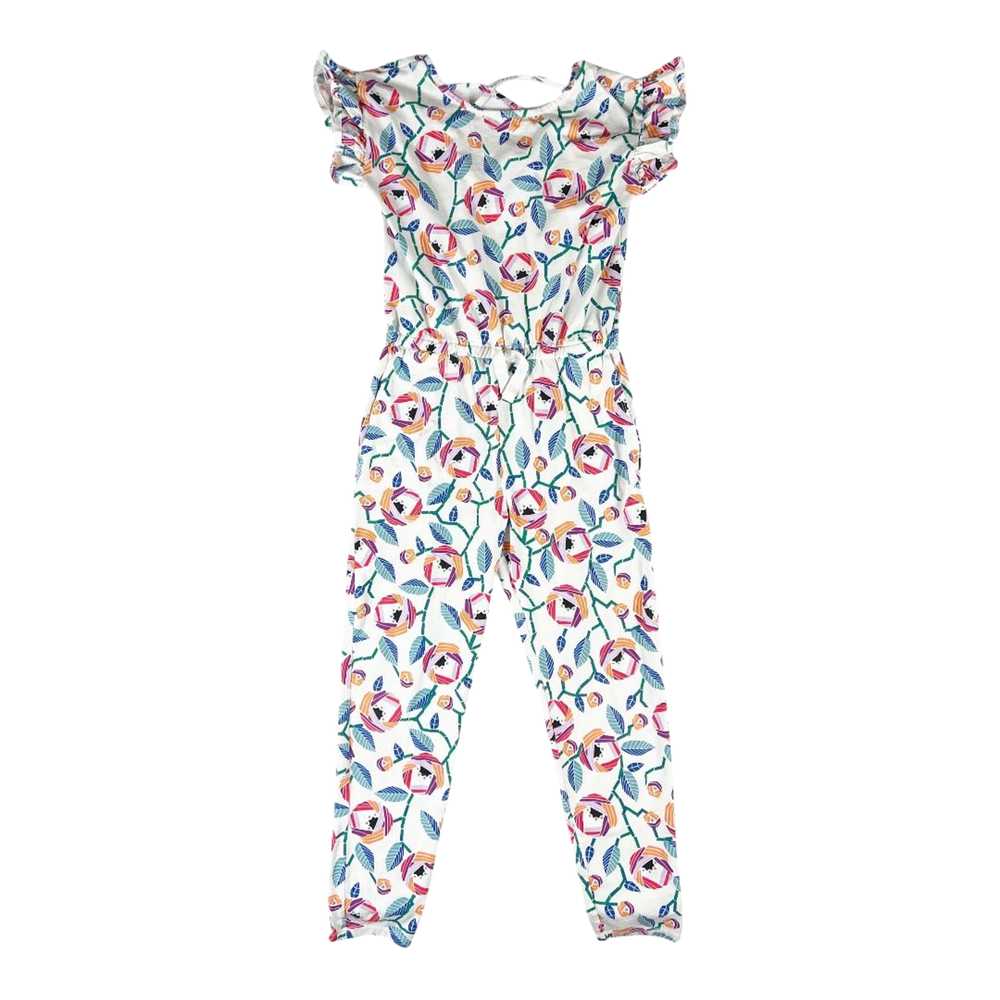 Tea Collection Tea Collection Floral What's The Scoop Jumpsuit Romper size 14