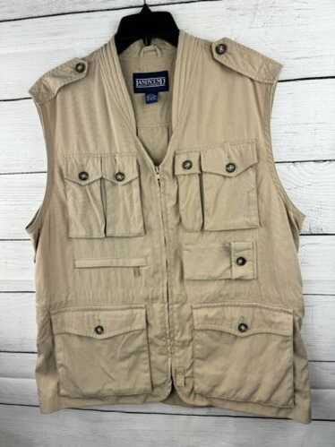 90s LAND'S END fisherman vest