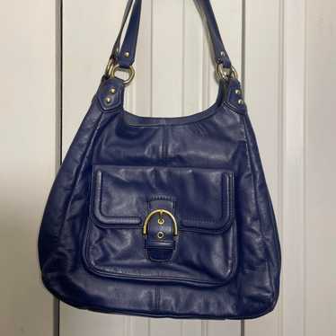 Vintage coach navy shoulder - Gem