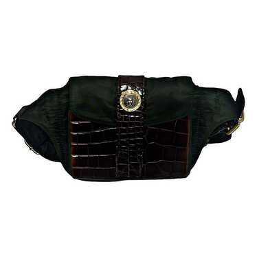 GIANNI VERSACE VINTAGE 80s バニティレザーバッグポーチ GIANNI VERSACE VINTAGE 80s バニティレザーバッグポーチ