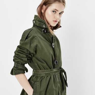 新品 G-STAR RAW MINOR SLIM TRENCH WNN S G Star Raw Trench G-STAR RAW MINOR Black 100% Cotton Trench