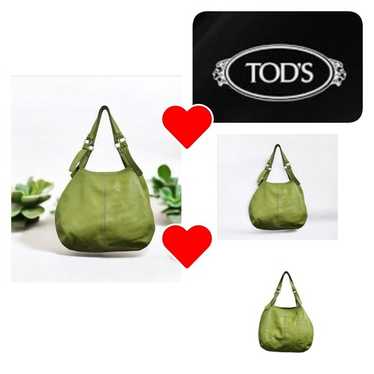 ハンドバッグ Tod'S Olive Green Leather Handbag Tod's Leather Exterior Green Bags & Handbags for Women for
