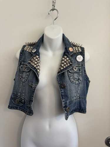 Womens punk vest s - Gem