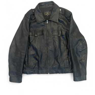 80s 90s 本革 ラムレザー トレンチコート Y2K ヴィンテージ 上質 Leather jacket vintage lucky - Gem