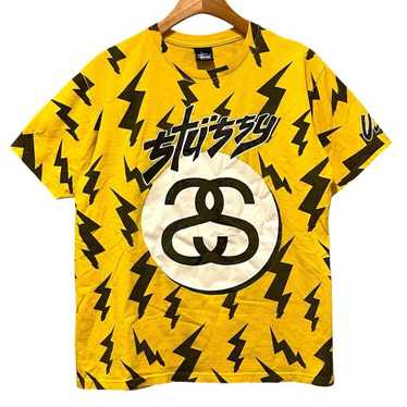 Stussy Long Sleeve Tee L Oversized UNI Graphic Logo Print