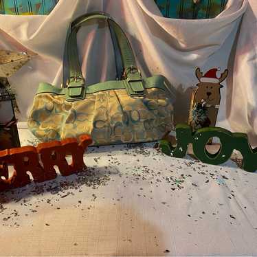 バッグ Coach Soho Optic Signature Hand Bag Coach soho optic signature - Gem
