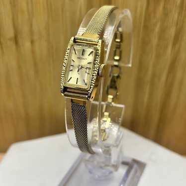 SEIKO VINTAGE クォーツ 金 ゴールド スモセコ 腕時計 レディース SEIKO 腕時計 セイコー レディース腕時計 金色 ゴールド 上品