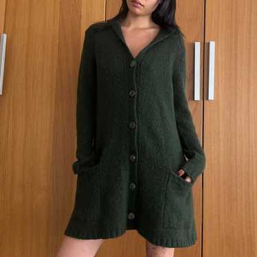 VTG 90s GAULTIER Green Cyber Cardigan