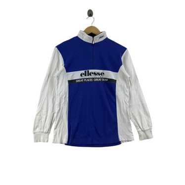 90s ゴールドウイン社 ellesse ボードウェア 青 白 ブルドッグリース