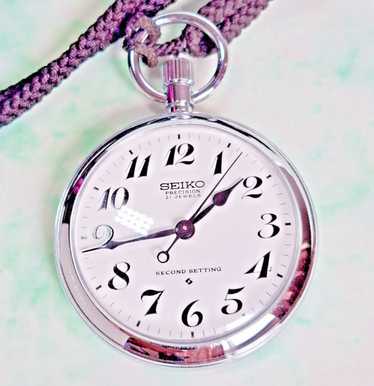 SEIKO 門鉄 PRECISION 21石 SECOND SETTING Seiko 6110A Vintage Overhaul 21 Jewels Manual Winding | eBay