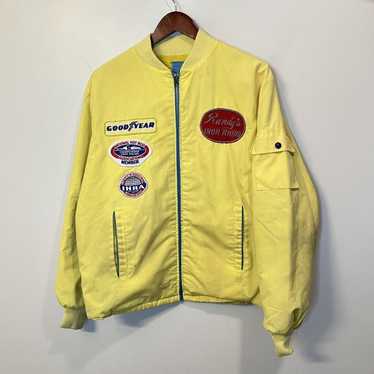 Gerry イエロー　 made in USA vintage 70s、80s Vintage goodyear racing jacket - Gem