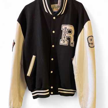 ヴィンテジレザーコート　ROOTS　カナダ製 Roots varsity vintage - Gem