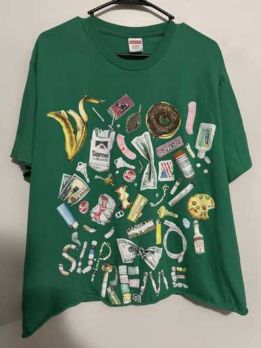 ★Supreme★洗練された芸術★インパクトのあるトラッシュTシャツ ☆Supreme☆洗練された芸術☆インパクトのあるトラッシュTシャツ