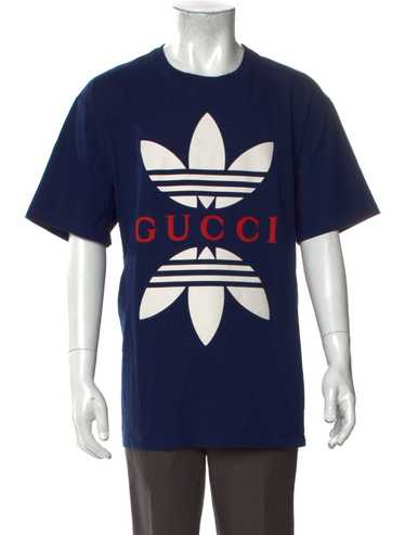 Gucci t-shirt adidas logo - Gem