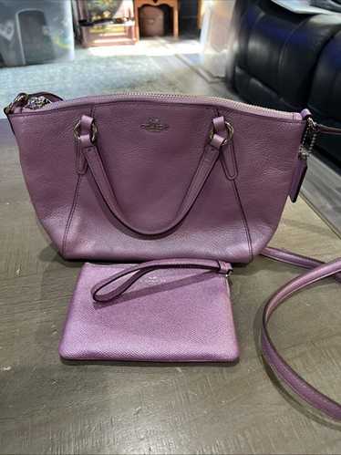 即発★COACH/コーチMini Kelsey In Pebble Leather Satchel Coach KELSEY satchel small in pebble leather - YouTube