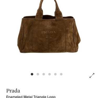 Prada tote bag suede - Gem