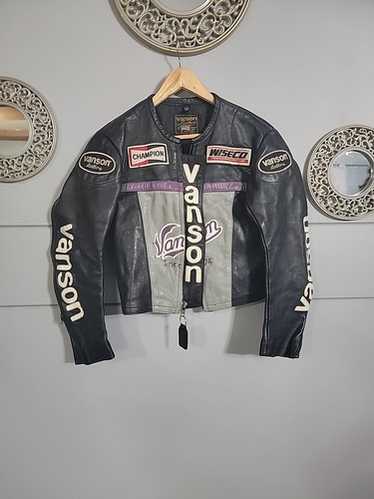 VANSON ウールジャケット Lsize Leather Motorcycle Jackets | Hand Made In USA