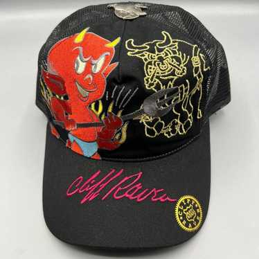 ◆Ed Hardy◆Devil Trucker キャップ Black 送料込 Y2K Ed hardy sick tedman devil cap trucker hat black | eBay