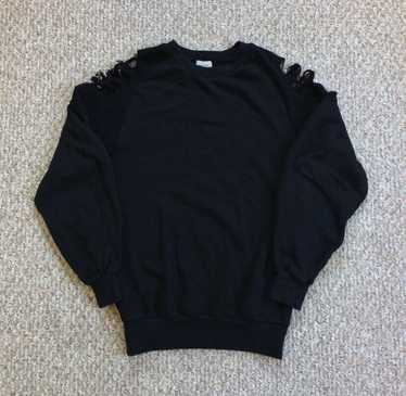 【Maison MIHARA YASUHIRO】Distressed Sweat Maison MIHARA YASUHIRO Distressed Sweater | Black | FARFETCH JO