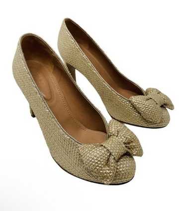 Chloe shoes heels gold - Gem