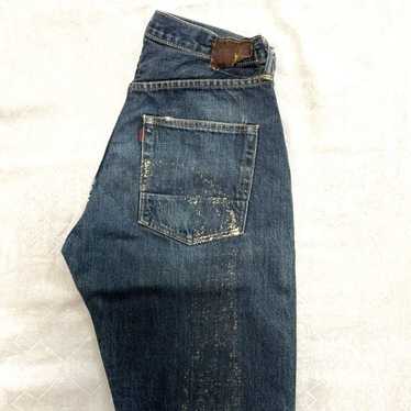 極美品　EVISU No.2 2001 W30×35ホワイト大黒　ビックカモメ EVISU No.2 2001 32×35 大黒 ビックカモメ 白 ホワイト