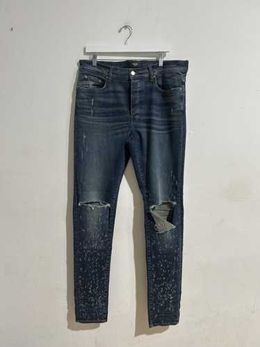 【新品未使用】AMIRI 32インチ　ブラック Shotgun ジーンズ Amiri Men's Shotgun Straight-Leg Distressed Jeans | Neiman