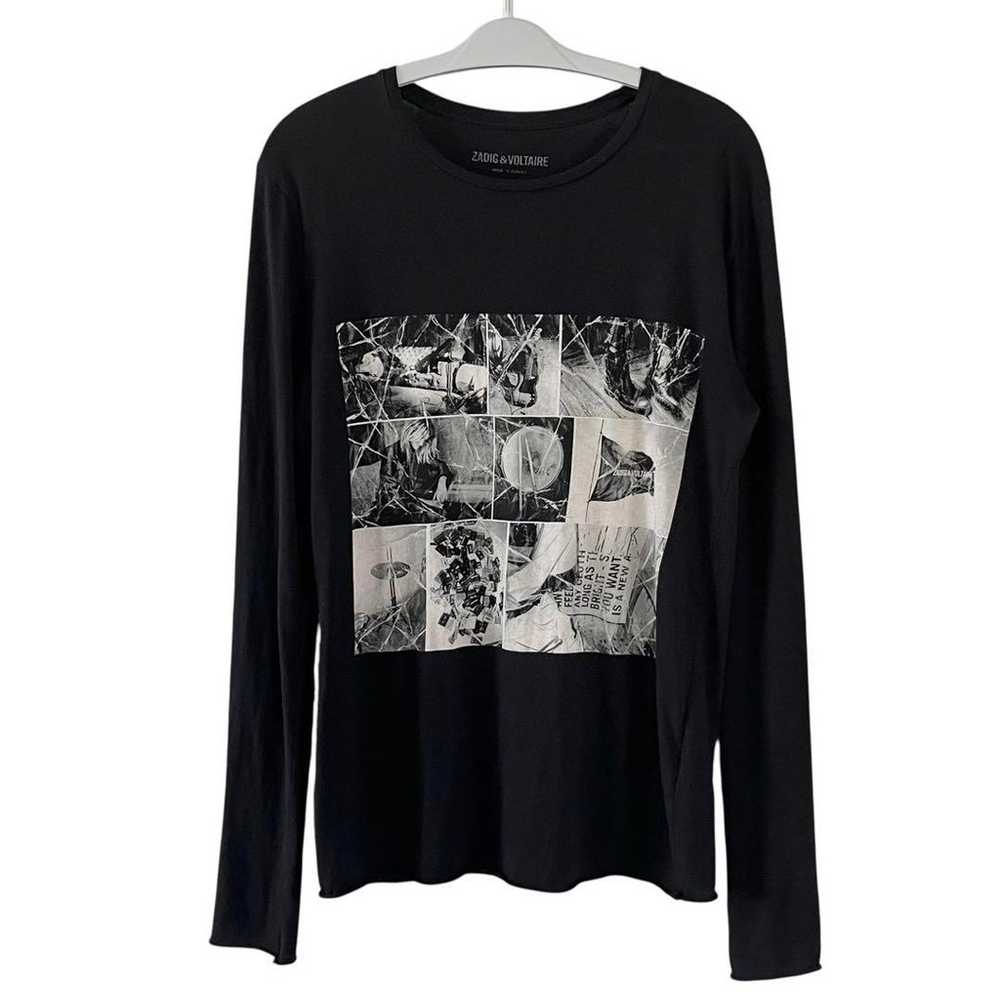 ZADIG&VOLTAIRE Rock Photo Collage T-shirt Grunge