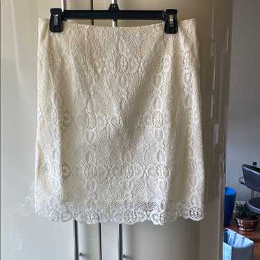 White Lace Skirt - image 1