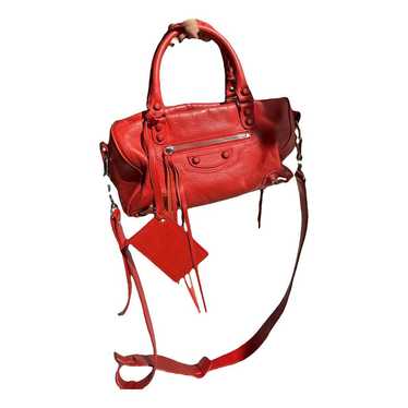 BALENCIAGA Chevre Classic Hardware Twiggy Red 163911