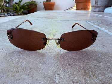 CHANEL ヴィンテージサングラス 4002 Vintage CHANEL Sunglasses 4002 Rimless CC Logo Silver Tone