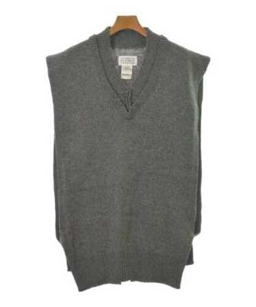 Maison Margiela Layered Knitted Vest | Grey | FARFETCH
