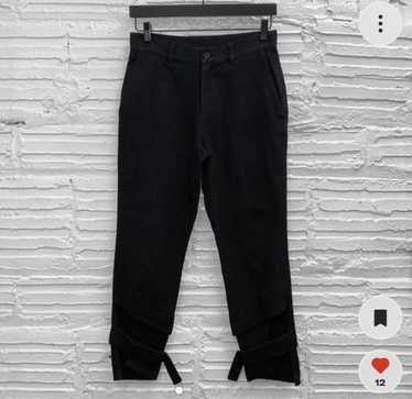 YOHJI YAMAMOTO +NOIR スラックス 黒 2001525E0009 Yohji yamamoto +noir pants - Gem