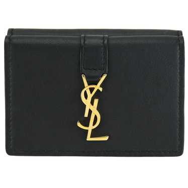 小物 YvesSaintLaurent Wallet CASSANDRE MATELASSÉ compact tri fold wallet in grain de