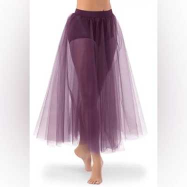 Weissman Balera dance costume Tulle Maxi Skirt Wi… - image 1