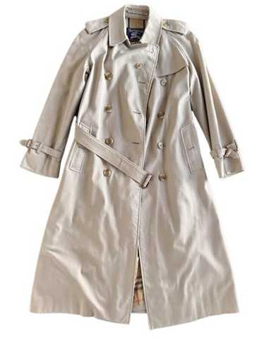 Vintage BURBERRY 1980's Camel Belted Nova Check Lined Trench