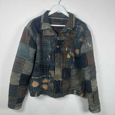 kapital　継ぎ接ぎヴィンテージ加工・デニムカバーオールジャケット BORO 孫の代まで受け継ぎたい「和洋服」- KAPITALのBORO 1st