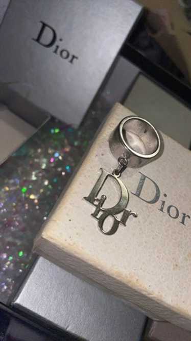 Vintage dior logo ring - Gem