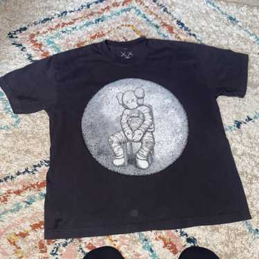 KAWS × Kid Cudi クルーネックムーンマンTシャツ ブラック XL Brand New- Kaws x Kid Cudi Moon Man T-Shirt Mens (Size XL