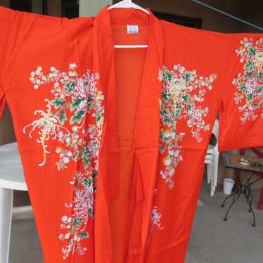 Vintage japanese kimono orange - Gem