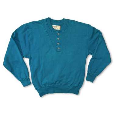 90s LLBean × Russell Sweat Cardigan Vintage 90s LL Bean x Russell Athletic 1/4 Zip Sweatshirt