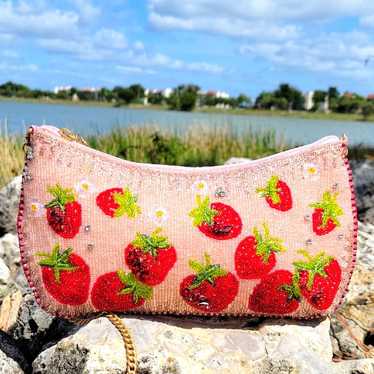 STRAWBERRY-FIELDS ビーズバッグ 新品未使用】ストロベリーフィールズビーズバッグ パーティー
