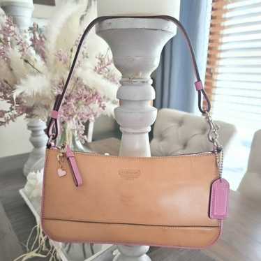 バッグ Coach Baguette Hampton Demi Bag Pink Coach hamptons demi pink - Gem
