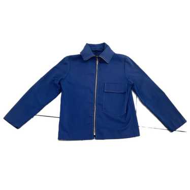 ジャケット・アウター 50s 60s Unknown French Work Jacket New French 1960s Blue Moleskin Work Chore Jacket Unbranded