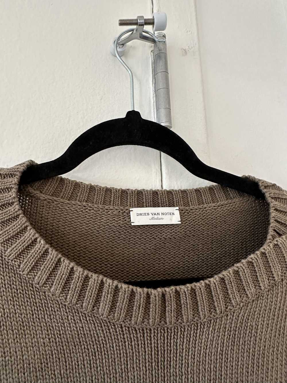 DRIES VAN NOTEN ニット　M Dries Van Noten Merino Wool-Blend Metallic-Jacquard Sweater