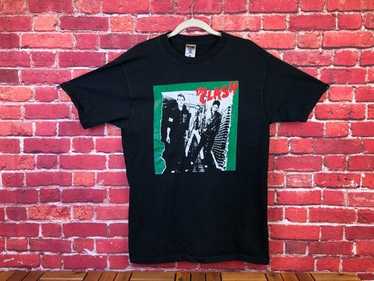 \"the clash punk rook t-シャツ\" Original Vintage Punk Rock T Shirt the Clash 1977 No Elvis W
