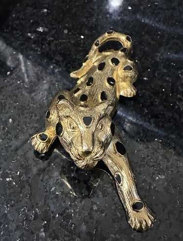 Leopard/panther/jaguar/cougar articulated bracelet - Gem